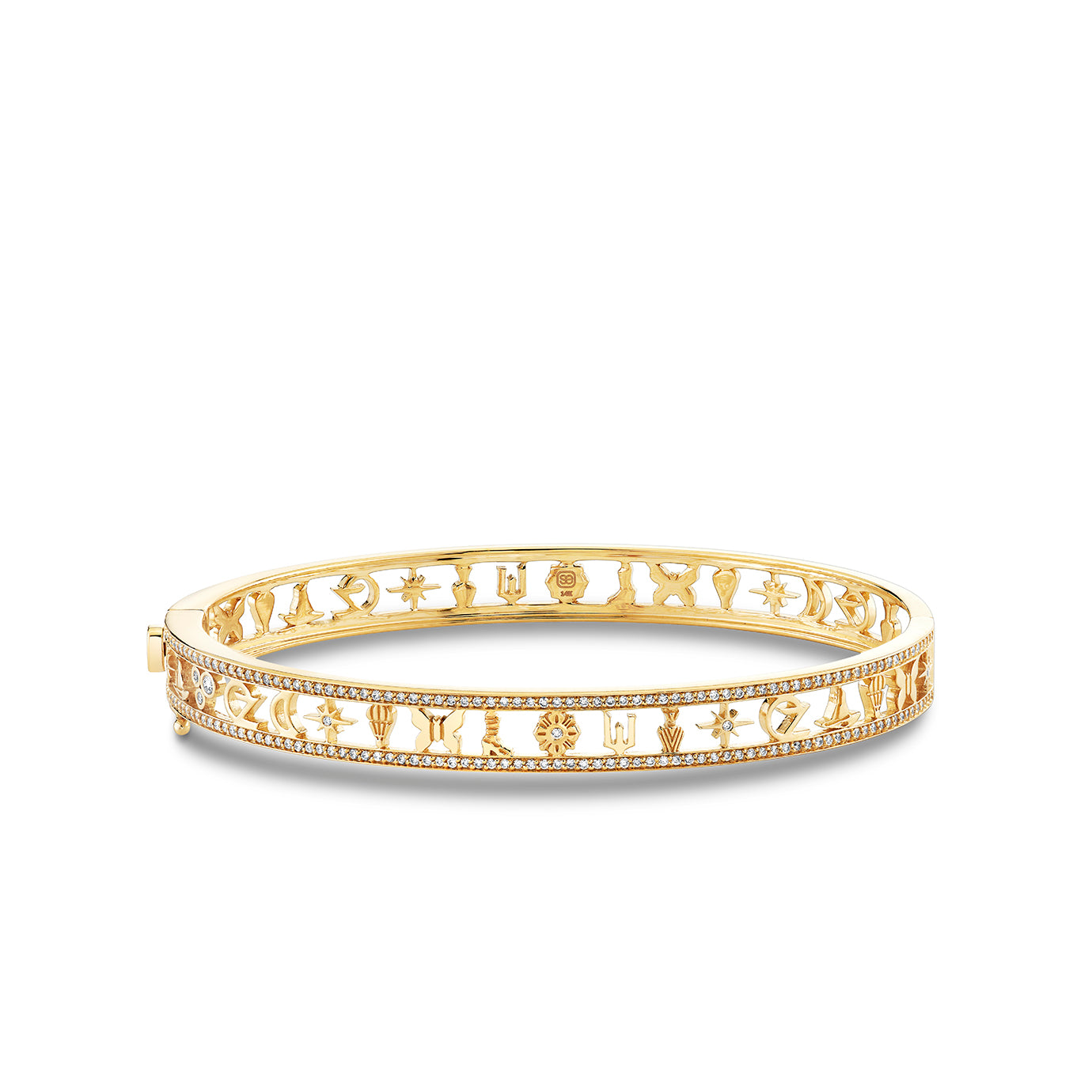 み*よ様 ICE BANGLE 101 Shop Wicked x Sydney Evan 14k Gold & Diamond Wicked Pave Icon