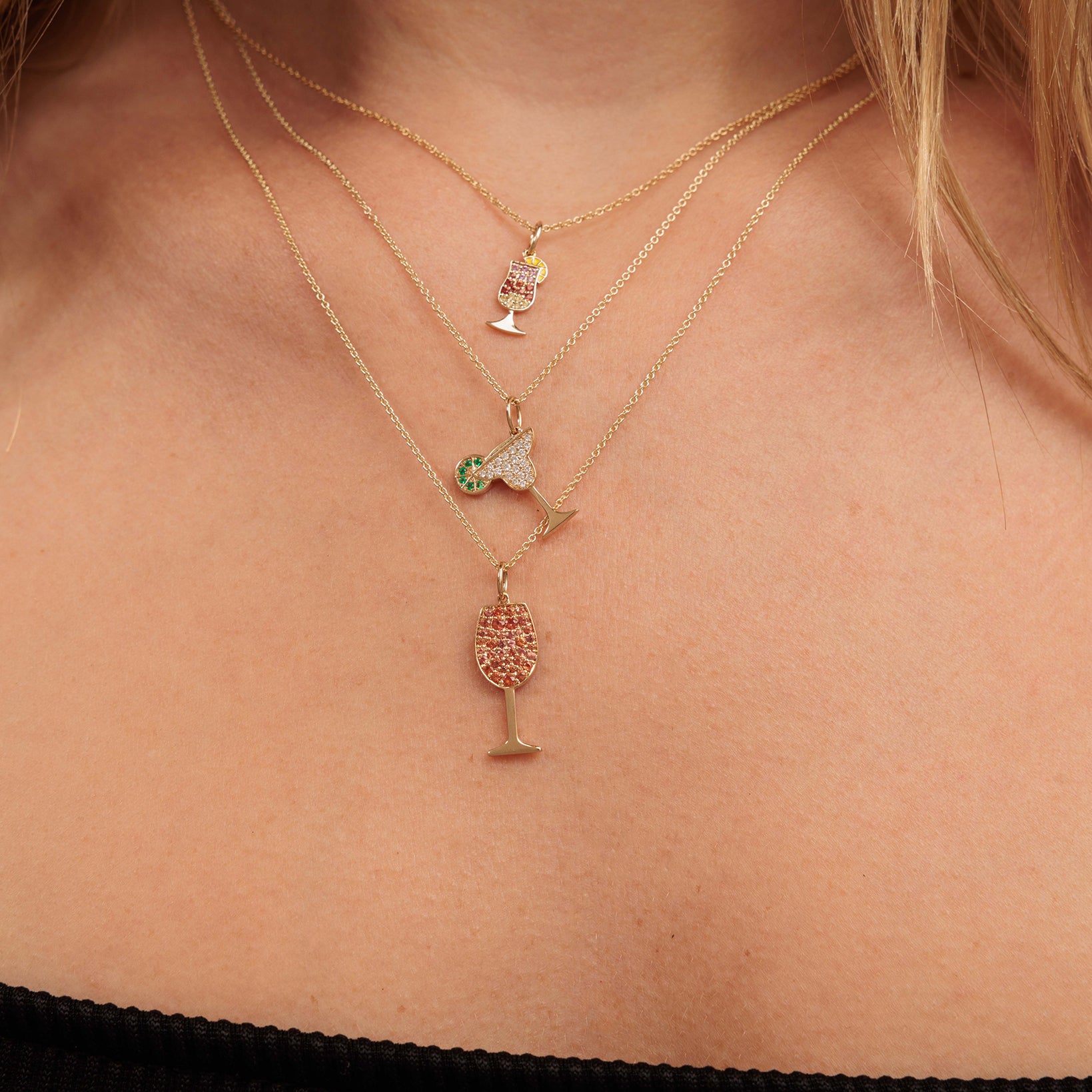 Shop Sydney Evan 14k Gold & Diamond Margarita Charm