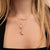 Gold & Pave Diamond Vibes Necklace