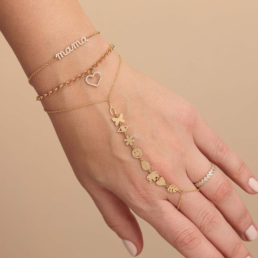 Pure Gold Icons Princess Bracelet - Sydney Evan Fine Jewelry