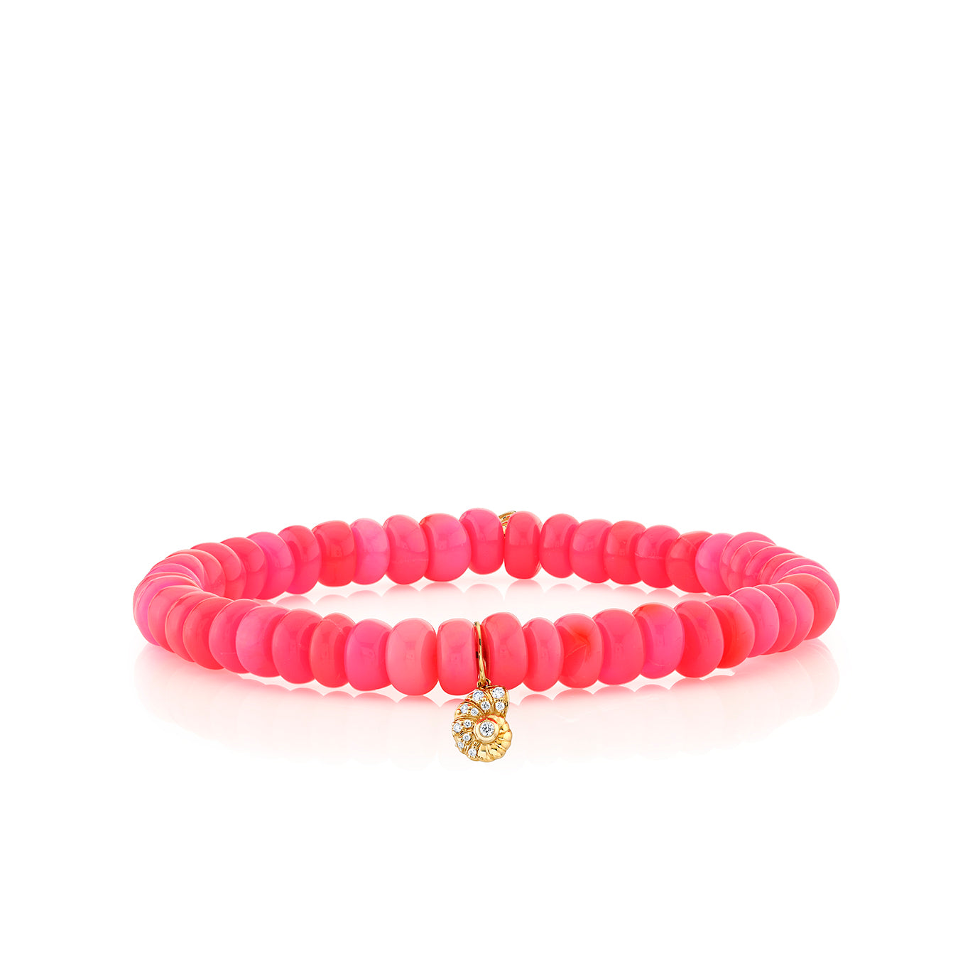 【Sydney Evan】ダイヤモンドと淡水パール付★14Kブレスレット Sydney Evan 14k Gold Diamond & Pearl Shell Bracelet