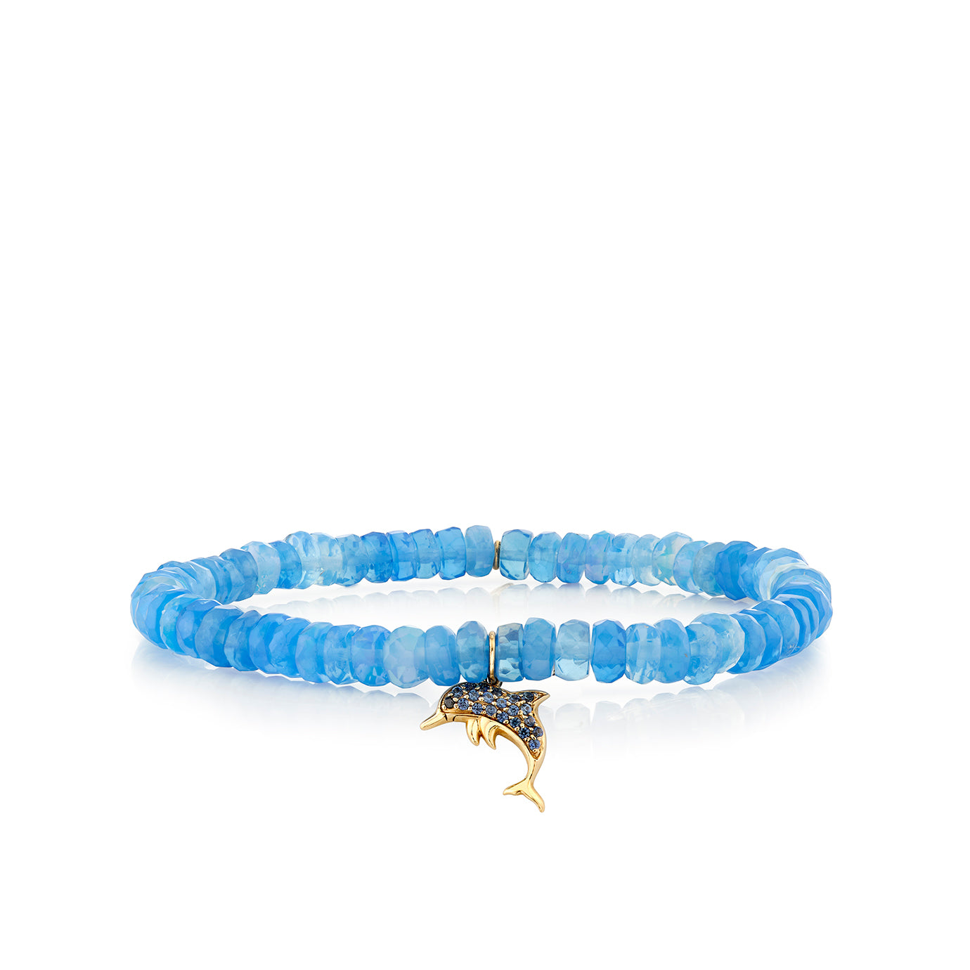 Shop Sydney Evan 14k Gold & Diamond Dolphin on Opal