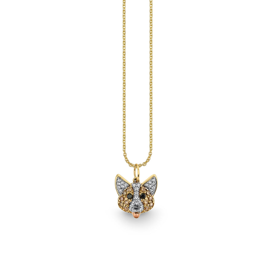 Gold & Diamond Corgi Charm - Sydney Evan Fine Jewelry