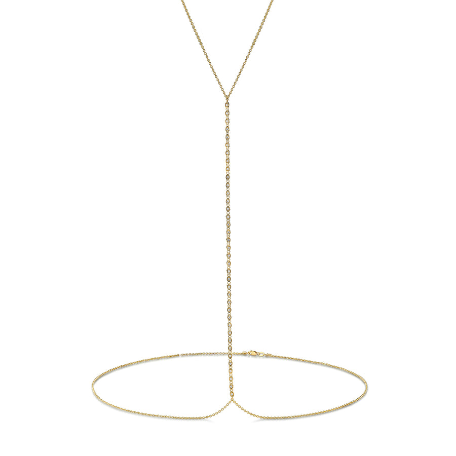 Gold & Diamond Marquise Eye Body Chain - Sydney Evan Fine Jewelry