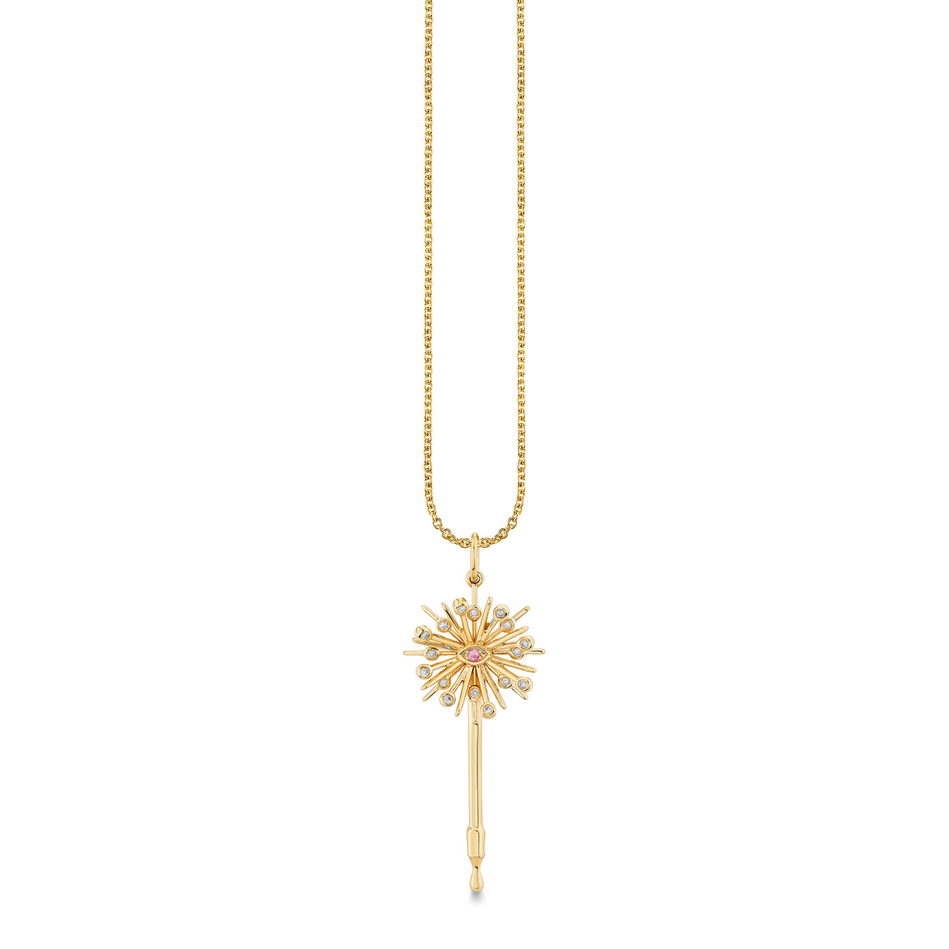 Shop Wicked x Sydney Evan 14k Gold, Diamond & Pink Sapphire