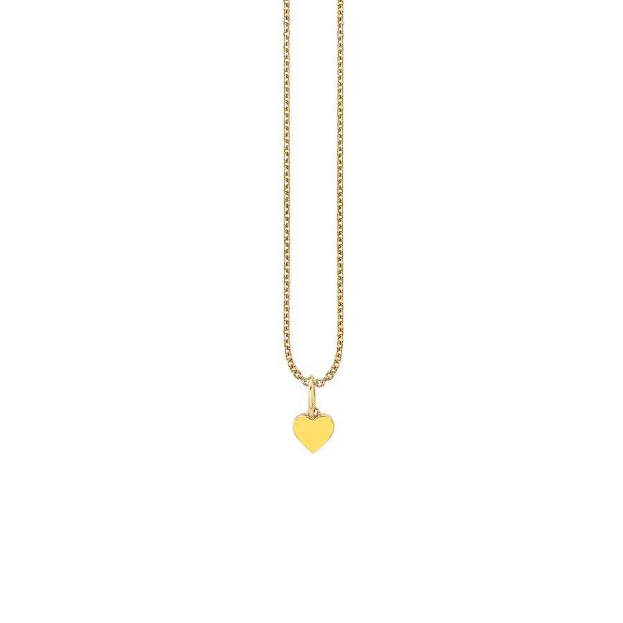 Gold & Enamel Mini Heart Charm - Sydney Evan Fine Jewelry