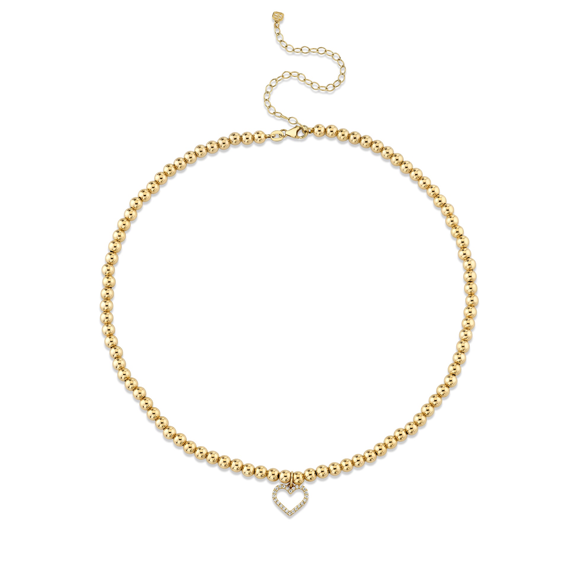Gold heart choker hotsell
