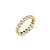 Gold & Diamond Large Bezel Eternity Ring