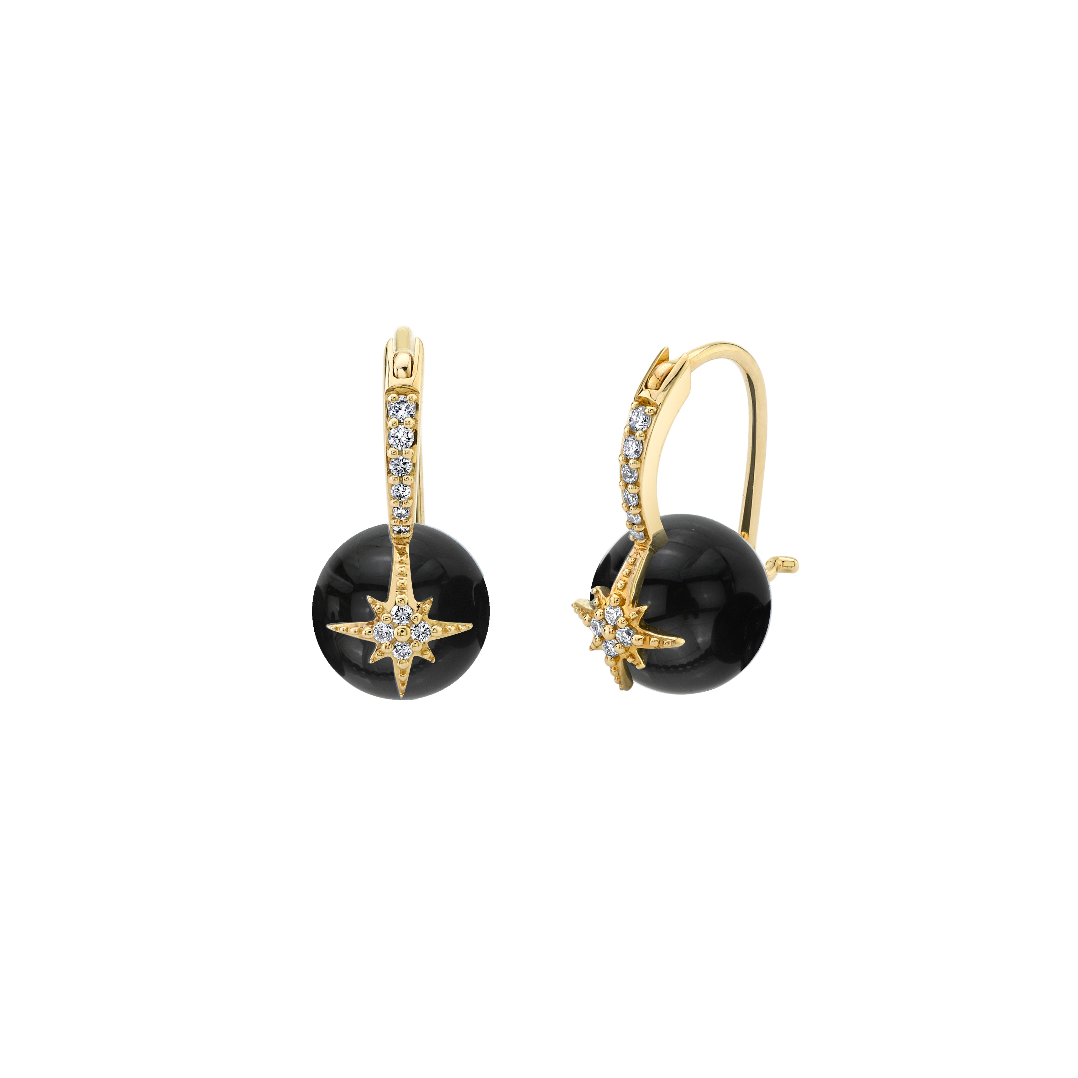 •EOWYN• chocolate sunstone + gold earrings