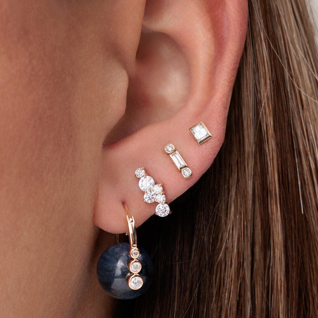 【SYDNEY EVAN】14Kゴールド エメラルド サファイア ピアス SYDNEY EVAN】14Kゴールド エメラルド サファイア ピアス