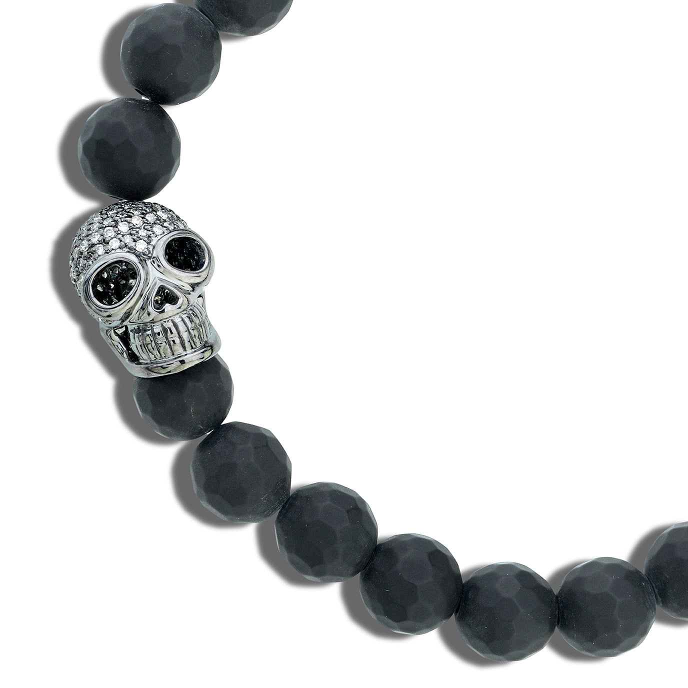 Shop Sydney Evan Men's Collection White Gold & Pave Diamond