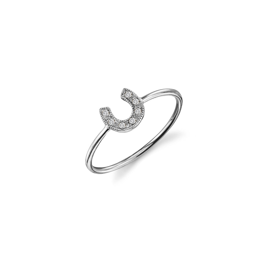 Gold & Diamond Horseshoe Ring - Sydney Evan Fine Jewelry