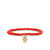 Kids Collection Gold & Diamond Hamsa on Red Bamboo Coral