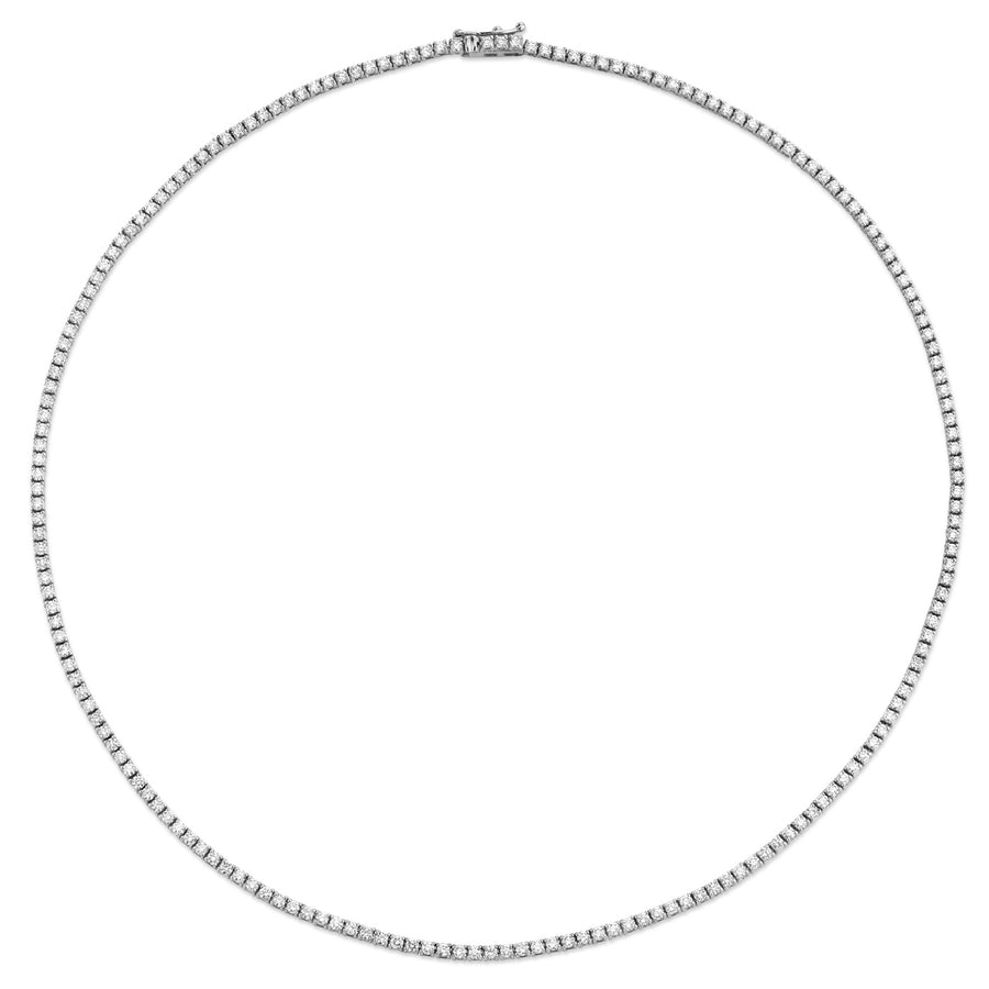 Gold & Diamond Tennis Necklace - Sydney Evan Fine Jewelry