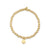 Kids Collection Pure Gold Happy Face on Gold Beads