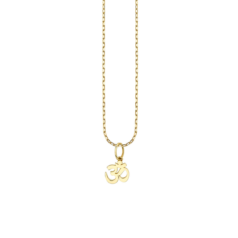 Pure Gold Tiny Om Charm - Sydney Evan Fine Jewelry