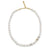 Gold & Diamond Multi Rondelle Pearl Necklace