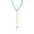Gold & Diamond Turquoise Multi-Charm Necklace