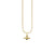 Kids Collection Gold & Diamond Tiny Bee Necklace