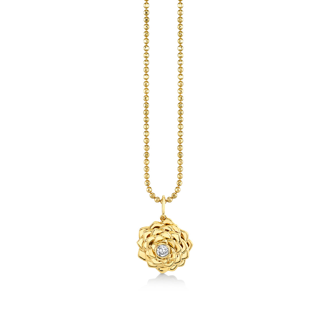 Shop Sydney Evan 14k Gold & Diamond Camellia Charm