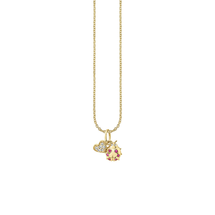 Gold & Diamond Love & Luck Charm - Sydney Evan Fine Jewelry