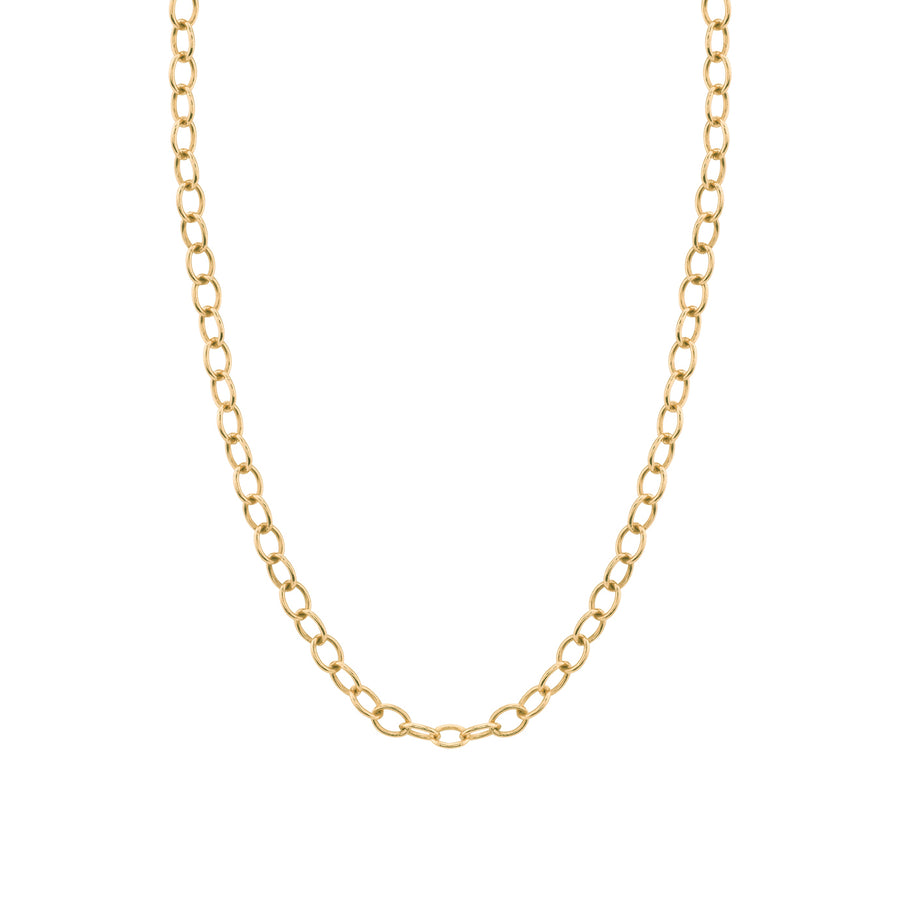 14k Gold Oval Cable Chain - Sydney Evan Fine Jewelry