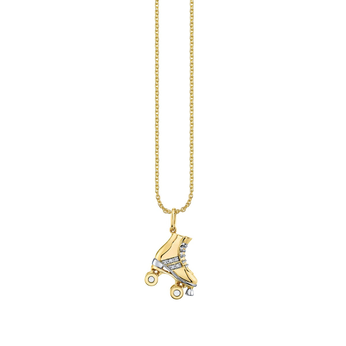 Shop Sydney Evan 14k Gold & Diamond Retro Roller Skate Charm