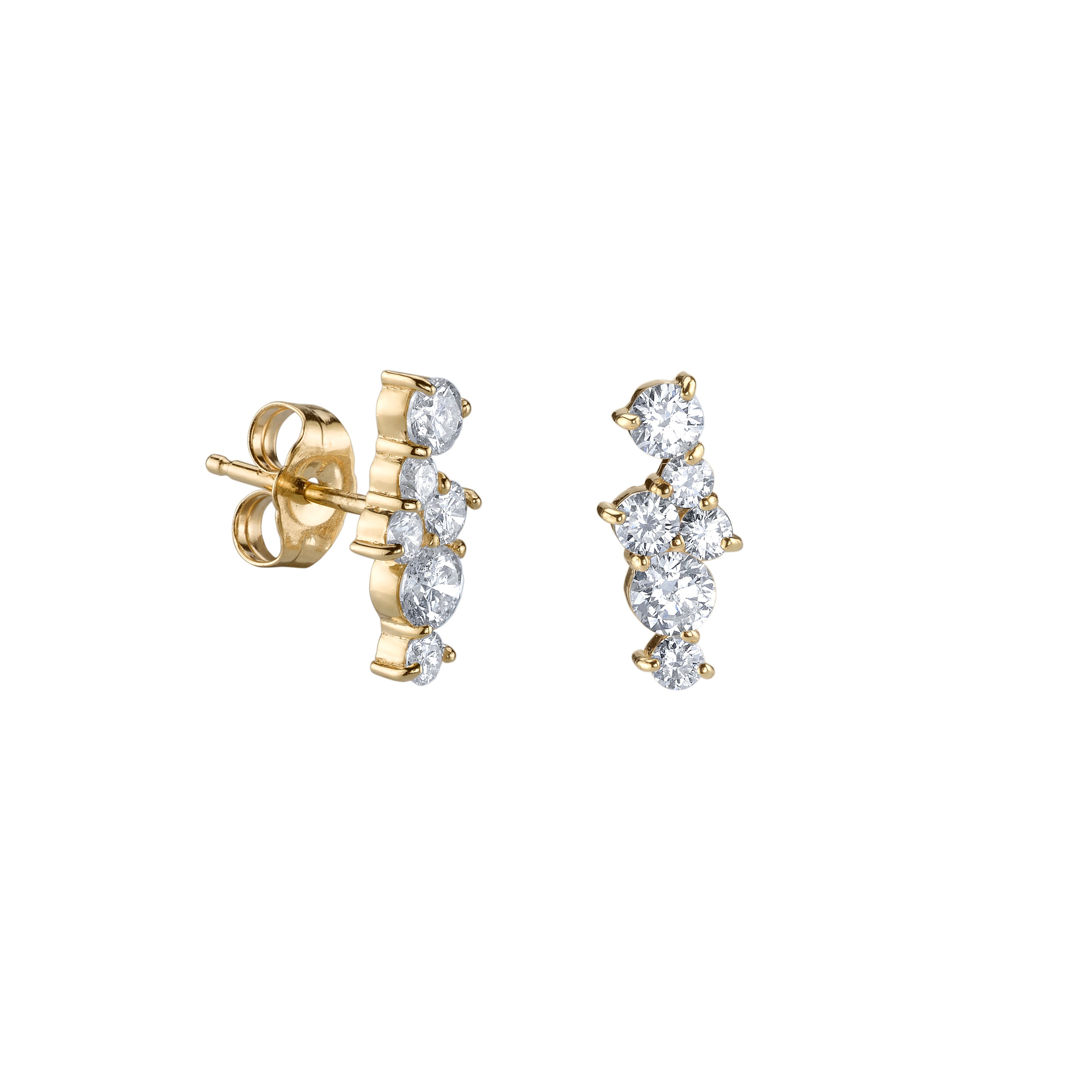 bar jewellery DRIFT EARRINGS ゴールド Drift Earrings | Gold Plated | BAR Jewellery