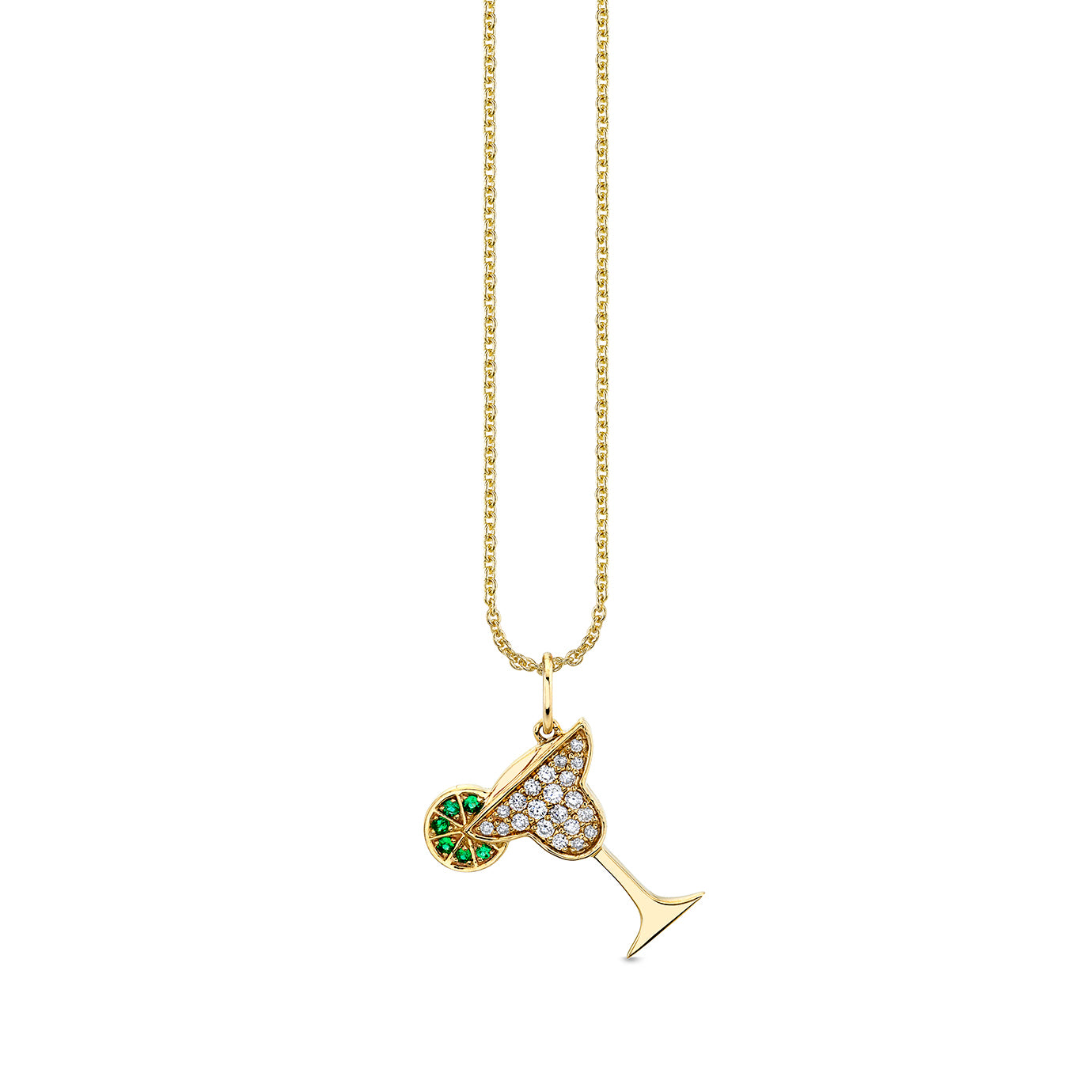 Shop Sydney Evan 14k Gold & Diamond Margarita Charm