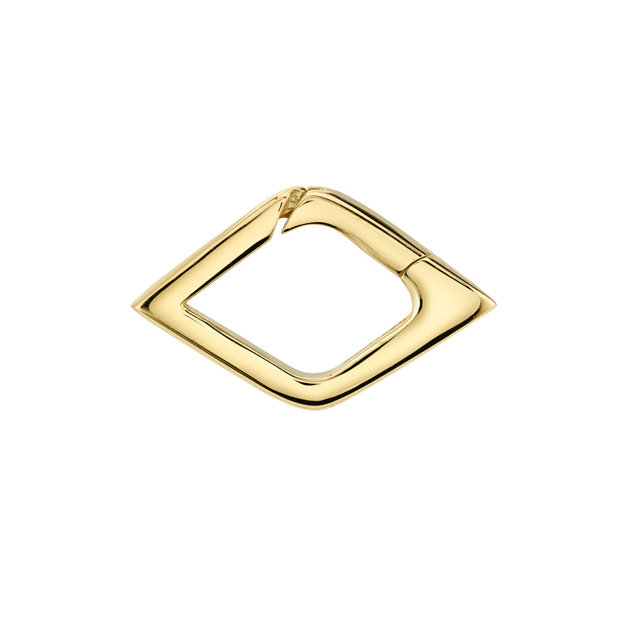 Pure Gold Evil Eye Link Clip - Sydney Evan Fine Jewelry