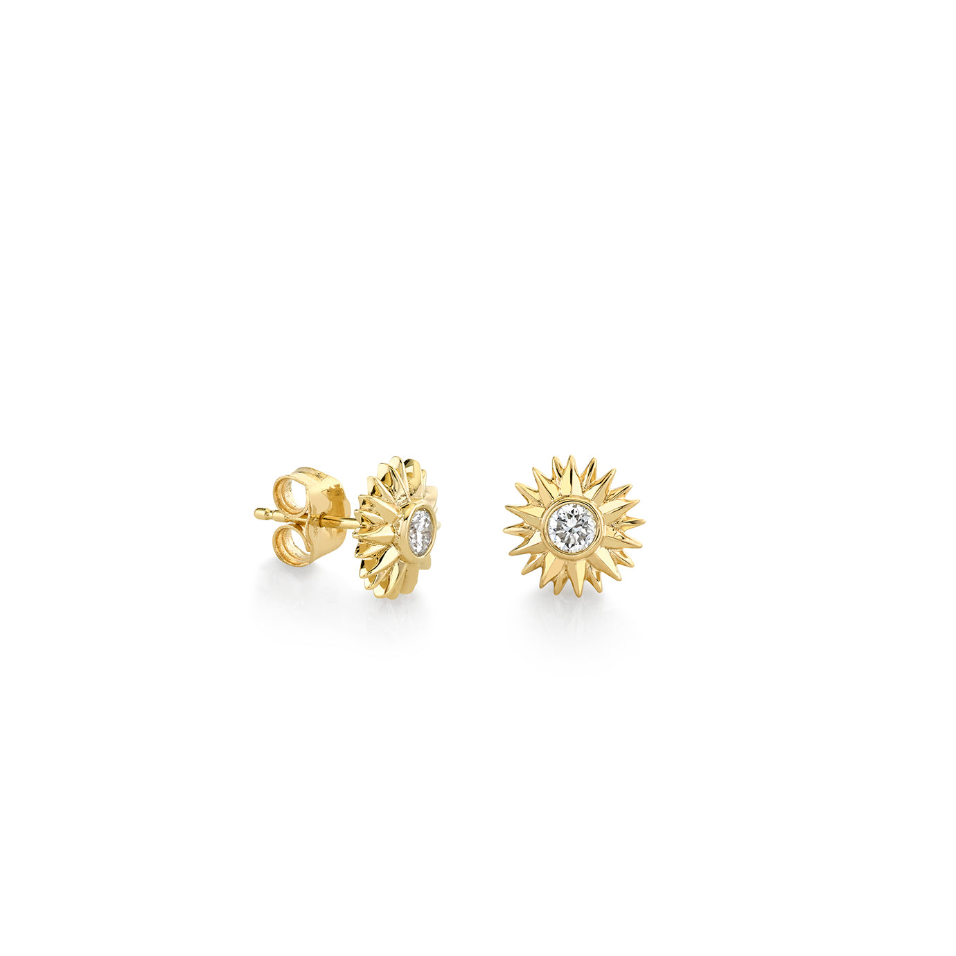 ★SYDNEY EVAN★Starbust 14K ダイヤモンド イヤリング ピアス ☆SYDNEY EVAN☆Starbust 14K ダイヤモンド イヤリング ピアス