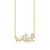 Gold & Diamond Wild Script Necklace