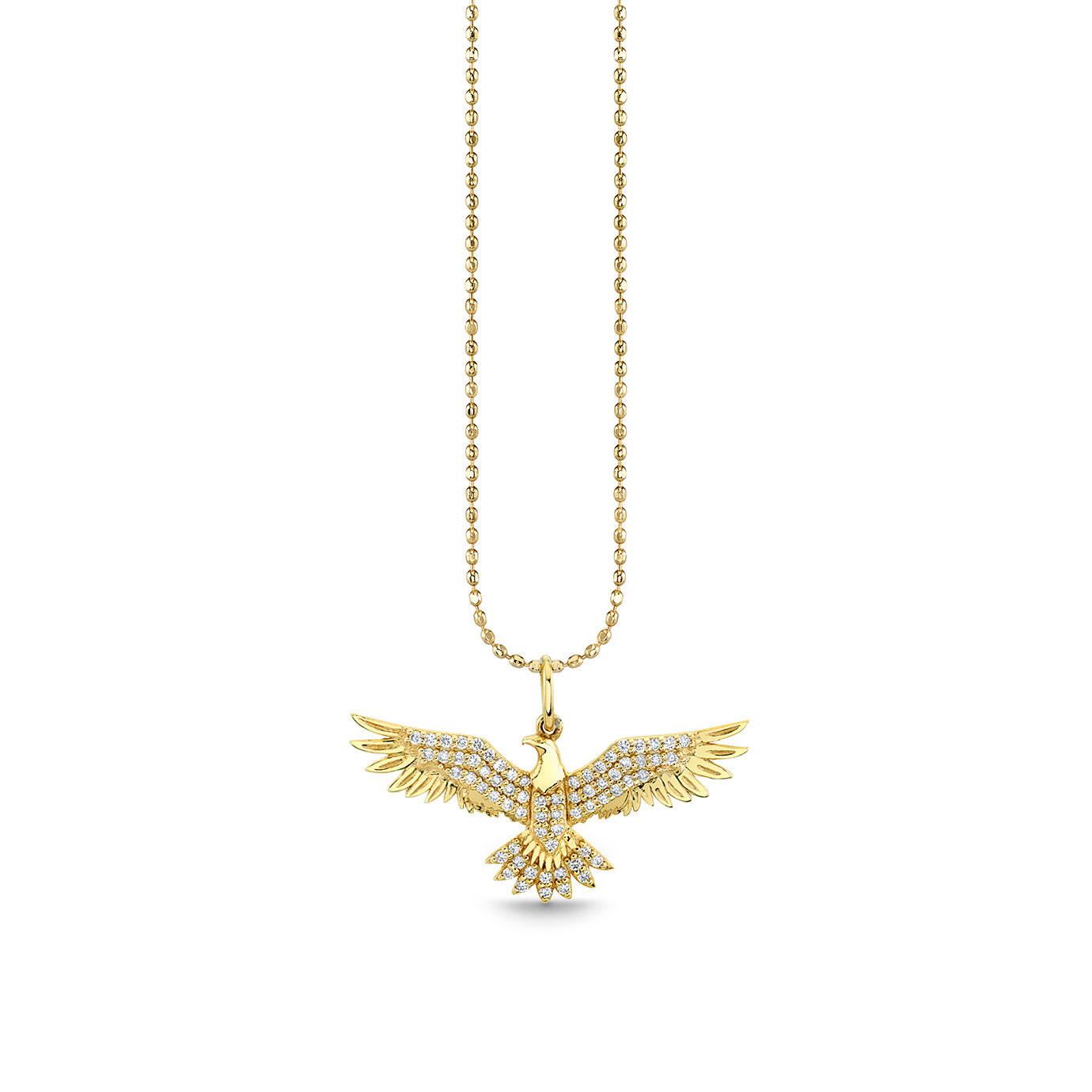 Eagle charm necklace discount