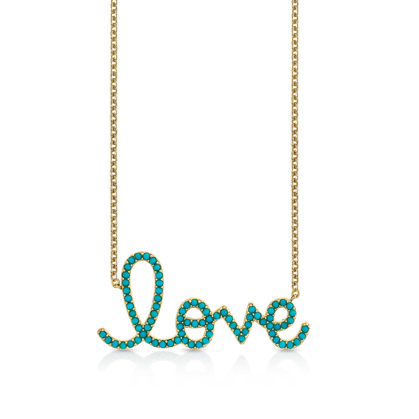 Shop Sydney Evan 14k Gold & Diamond Extra Large Love Necklace