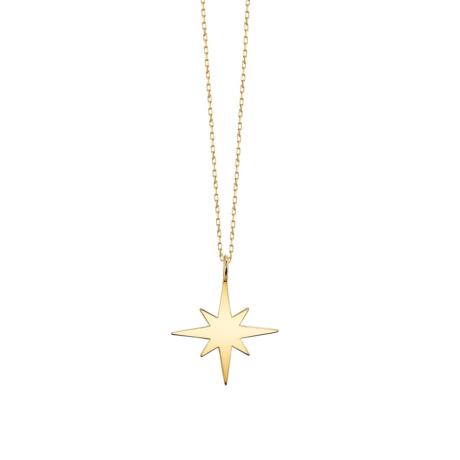 Pure Gold Small Starburst Charm - Sydney Evan Fine Jewelry