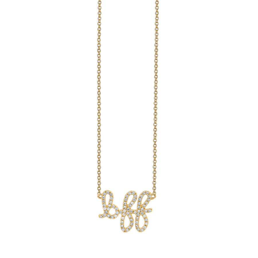 Gold & Diamond BFF Necklace - Sydney Evan Fine Jewelry