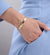 Gold & Diamond Butterfly Bangle