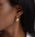 Gold & Diamond 15mm Icon Wallpaper Bead Earrings