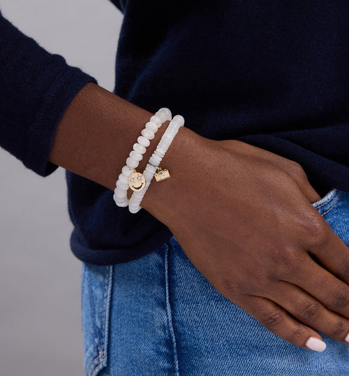 Gold & Diamond Camera on Mother of Pearl