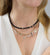 Gold & Diamond LA Multi Charm Necklace