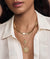 Pure Gold Marquise Eye Eternity Necklace