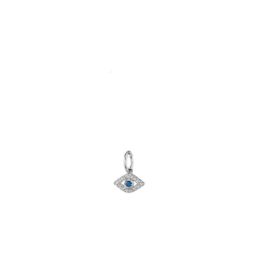 Gold & Diamond Small Eye Charm
