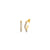 Gold & Diamond Small Pave Hollow Tube Marquise Eye Hoop