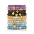 Gold & Diamond Tiny Pave Feather on Amethyst Heishi