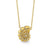 Gold & Diamond Large Fluted Nautilus Shell Necklace