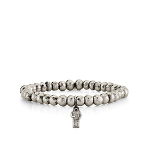 White Gold & Diamond Astronaut on Titanium Pyrite - Sydney Evan Fine Jewelry