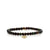 Gold & Diamond Tiny Pave Eye Charm on Black Opal