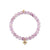Gold & Diamond Moroccan Flower on Amethyst