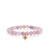 Gold & Diamond Moroccan Flower on Amethyst