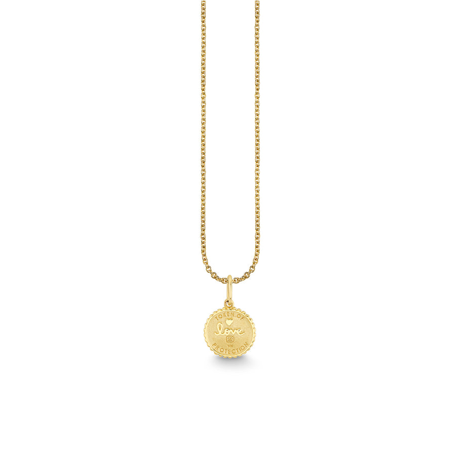 Gold & Diamond Tiny Snake Coin - Sydney Evan Fine Jewelry